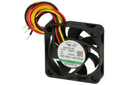 Fan; MF40100V1-1000U-G99; 40x40x10mm; magnetic Vapo; 5V; DC; 0,65W; 20,2m3/h; 20,6dB; 94mA; 5800RPM; 2 wires; Sunon; RoHS; 3,5÷6V; 300mm