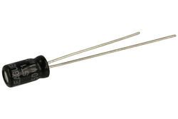 Kondensator; miniaturowy; elektrolityczny; 1uF; 50V; ST1; KE 1.0/50/4x7t; fi 4x7mm; 1,5mm; przewlekany (THT); luzem; Leaguer; RoHS