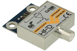 Antenna amplifier; LNA-169-5G; 12V; 50mA; screw; F; 2; 1; 174÷790MHz; 27dB; 300Ω; 75Ω; VHF; UHF