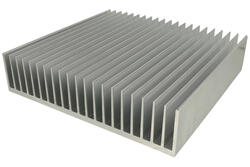 Heatsink; C26260/25; plain; 250mm; ribbed; 262mm; 60mm