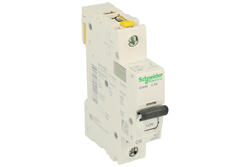 Over current breaker; modular; A9F04106; 6A; 230V AC; 1 way; C; DIN rail mounted; screw; Schneider Electric; RoHS