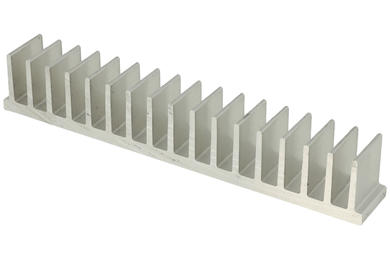 Heatsink; P52317/2; plain; 20mm; ribbed; 150mm; 25mm; Firma Piekarz