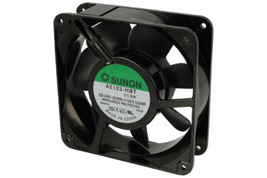 Fan; A2123HBT.(7).GN; 120x120x38mm; ball bearing; 230V; AC; 22W; 210m3/h; 47dB; 140mA; 2700RPM; terminals 2,8x0,3mm; Sunon; RoHS