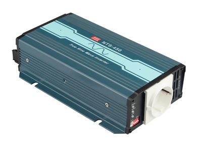 Przetwornica; NTS-450-224EU; 450W; 24V DC; 230V AC; pełna sinusoida; DC/AC; Mean Well