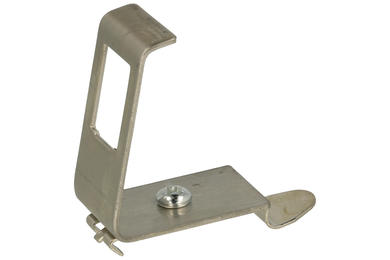 holder/bezel; Keystone; Ks-H1-DIN; for TS35 DIN rail; silver