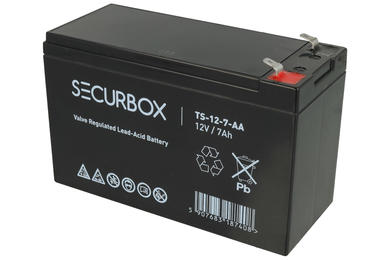 Rechargeable battery; lead-acid; maintenance-free; TS-12-7-AA; 12V; 7Ah; 151x65x94(101)mm; connector 4,8 mm; Securbox; 1,96kg