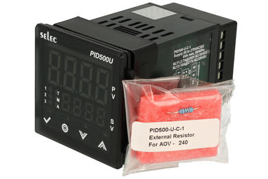 Temperature controller; PID500-U-C-01-CE; 90÷270V; AC/DC; relay; Selec; RoHS; CE