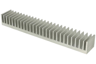 Heatsink; C20025/3; plain; 30mm; ribbed; 200mm; 25mm