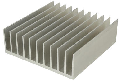 Heatsink; C10033/10; plain; 100mm; ribbed; 100mm; 33mm; Firma Piekarz