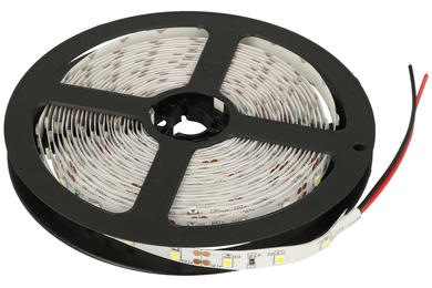 Taśma LED; LED12V5m; biały; 12V; 300 led; 8mm; IP20; 3W; (ciepła) 4000K; RoHS