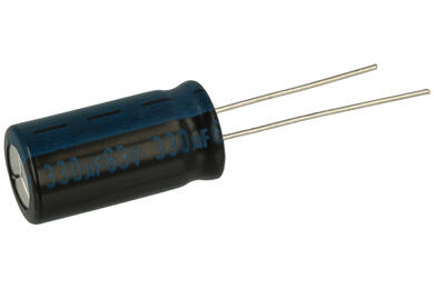 Capacitor; electrolytic; 330uF; 63V; TK; TKR331M1JG20M; diam.10x20mm; 5mm; through-hole (THT); bulk; Jamicon; RoHS