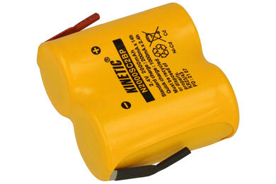 Akumulator; Ni-Cd; N2000SC2BP; 2,4V; 2000mAh; 45x43x22mm; do lutowania; 2 piny; Kinetic