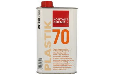 Varnish; insulating; Plastik 70/1l; 1l; liquid; metal case; Kontakt Chemie