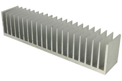 Heatsink; C26260/5; plain; 50mm; ribbed; 262mm; 60mm