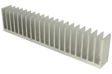 Radiator; C26260/3; naturalny; 30mm; żebrowany; 262mm; 60mm