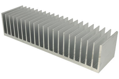 Radiator; C26260/7; naturalny; 70mm; żebrowany; 262mm; 60mm