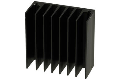 Heatsink; FX092 5cm  50x22x50; without holes; blackened; 50mm; U; 4,1K/W; 50mm; 22mm; RoHS