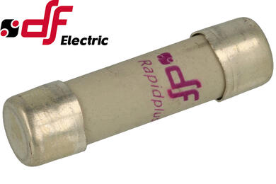 Fuse; fuse; ceramic; 491120; 8A; ultra rapid aR; 690V AC; diam.10x38mm; for socket; DF Electric; RoHS