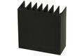 Heatsink; FX092 5cm  50x22x50; without holes; blackened; 50mm; U; 4,1K/W; 50mm; 22mm; RoHS