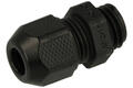 Cable gland; A1545.12.06; polyamide; IP68; black; M12; 2,5÷6,5mm; 12,0mm; with metric thread; Agro; RoHS