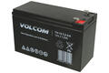 Akumulator; kwasowy bezobsługowy AGM; TV-12-7,2-AA; 12V; 7,2Ah; 151x65x94(101)mm; konektor 4,8 mm; Volcom; 2,5kg