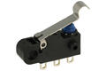 Microswitch; D2HW-C231H; lever with roller simulating; 15mm; snap action; trough hole; 0,1A; 125V; IP67; Omron; RoHS