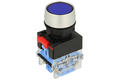 Switch; push button; LAS0-A3Y-11/B; ON-(OFF)+OFF-(ON); blue; no backlight; screw; 2 positions; 10A; 500V AC; 22mm; 50mm; Onpow