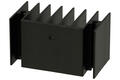 Radiator; K442425; z otworem M3; czerniony; 25mm; H; 7K/W; 44mm; 24mm; RoHS