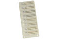 Resistors set; 640szt.; thick film; ZR-1206-640; 0,1W; 1,5÷4700000ohm; 5%; 0603; surface mounted (SMD)