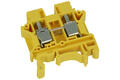 Connector; DIN rail mounted; DK6N-YW; yellow; screw; 0,5÷6mm2; 50A; 600V; 1 way; Dinkle; RoHS