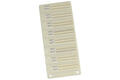 Zestaw rezystorów; 640szt.; thick film; ZR-0805-640; 0,1W; 1÷10000000ohm; 5%; 0603; powierzchniowy (SMD)