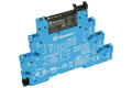 Relay socket; 93.01.0.024; DIN rail type; blue; Finder; RoHS; Compatible with relays: 34; HF41