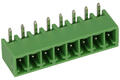 Terminal block; 15EGTRC-3.81-08P; 8 ways; R=3,81mm; 7,2mm; 8A; 125V; through hole; angled 90°; closed; green; Golten; RoHS