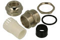 Cable gland; PGF-13,5 Metal Cable Gland; nickel-plated brass; IP68; PG13,5; 6÷12mm; 20,4mm; Howo; RoHS