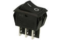 Switch; rocker; MR3-220-C5BBNWC; ON-ON; 2 ways; black; no backlight; bistable; 4,8x0,8mm connectors; 2 positions; 10A; 250V AC; Canal