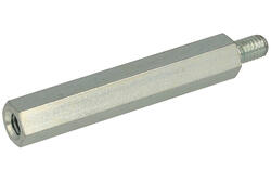 Spacers; 229X60; M6; external/internal; 60mm; screwed spacer sleeve; hexagonal; galvanised steel; DREMEC; RoHS