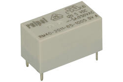Relay; electromagnetic miniature; RM40-2011-85-1005; 5V; DC; SPDT; 5A; 250V AC; 30V DC; PCB trough hole; Relpol; RoHS