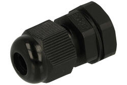 Cable gland; DP-EN 12 HM BK; polyamide; IP68; black; M12; 3÷6,5mm; 12,0mm; with metric thread; Ergom; RoHS