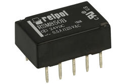 Przekaźnik; bistabilny; RSM850B-6112-85-1024; 24V; DC; 2 styki przełączne; 1 cewka; 0,5A; 125V AC; 2A; 30V DC; do druku (PCB); do gniazda; Relpol; RoHS