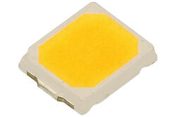 Power LED; A-2835D46W-S1-08-HR3; white; 50÷55lm; 120°; rectangular; 3,1V; 150mA; 0,5W; (warm) 3000K; surface mounted; Ledia; RoHS