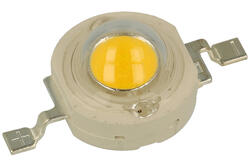 Dioda LED mocy; EF5W1EAF; biały; 70lm; 120°; EMITER; 3,2V; 350mA; 1W; (ciepła) 3300K; powierzchniowy (SMD)