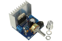 Extension module; audio amplifier; TDA7297-2x15W; 6÷18V; TDA7297; screw; 2x15W; 2 czannels; with potentiometer