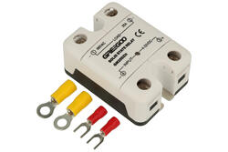 Relay; SSR; single phase; GM25DZH; 3÷32V; DC; 25A; 48÷660V; AC; zero crossing; triac output; panel mounted; SPST NO; Greegoo; RoHS