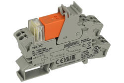 Relay; instalation; interface; 788-312; 24V; DC; DPDT; 8A; 250V AC; 8A; 24V DC; DIN rail type; Wago; RoHS