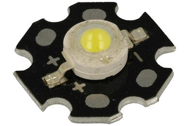 Dioda LED mocy; EK3W3EAF-1; biały; 168lm; 120°; gwiazda; 3,6V; 800mA; 3W; (zimna) 6500K; powierzchniowy (SMD)