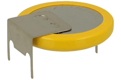 Rechargeable battery; Li-Ion; LIR2032H-1GU; 3,6V; 60mAh; 20x3,2mm; 3 pins; for PCB horizontal; Kinetic; 2032