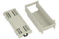 Enclosure; DIN rail mounting; ZD3102J ABS VO; ABS; 36mm; 90mm; 67mm; light gray; Kradex; RoHS; no gasket; UL94-V0