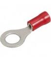 Cord end terminal; M3,5; ring; insulated; 01103-RVS1.25-3.5; red; straight; for cable; 0,5÷1,5mm2; tinned; crimped