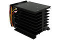 Heatsink; DY-MXW5; for 1 phase SSR; for 3-phase SSR; with fan 12V DC; with holes; 0,55K/W; blackened; 138mm; 85mm; 96mm; Firma Piekarz
