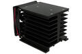 Heatsink; DY-MXW1; for 1 phase SSR; for 3-phase SSR; with fan 24V DC; with holes; 0,55K/W; blackened; 138mm; 85mm; 96mm; Firma Piekarz